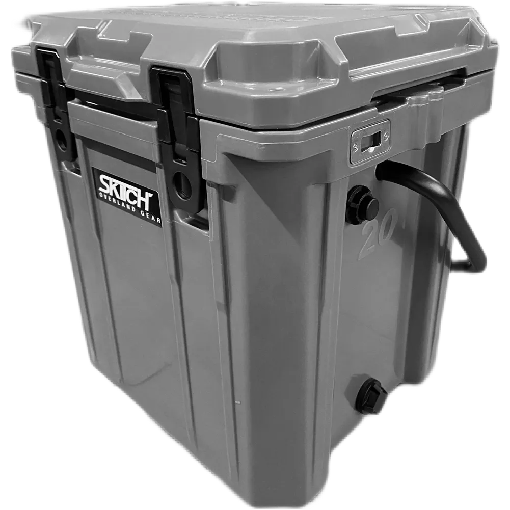 20QT/19L SkItch Overland Gear Ice Bucket - Grey